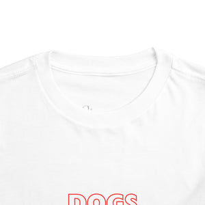 Dogs Toddler Short Sleeve Tee