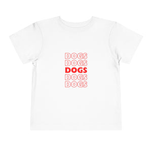 Dogs Toddler Short Sleeve Tee