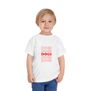 Dogs Toddler Short Sleeve Tee