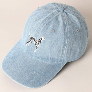 Dalmatian Dog Embroidered Cap