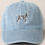 Load image into Gallery viewer, Dalmatian Dog Embroidered Cap
