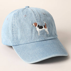 Beagle Dog Embroidered Cap