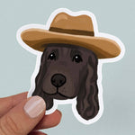 Load image into Gallery viewer, Cowboy Cocker Spaniel Sticker
