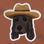 Load image into Gallery viewer, Cowboy Cocker Spaniel Sticker
