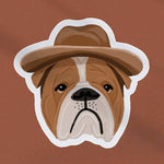 Load image into Gallery viewer, Cowboy Bulldog Sticker
