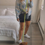 Load image into Gallery viewer, Neon Yellow Hands Free Rope Leash
